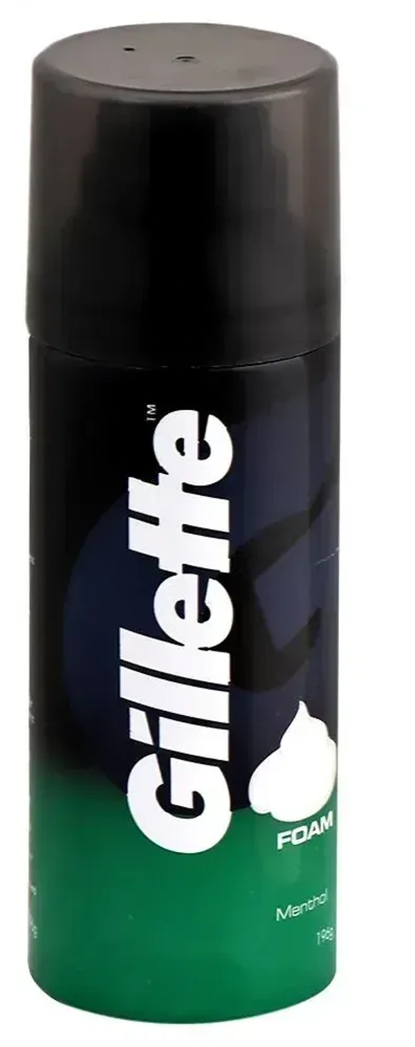 Gillette Shaving Foam Menthol, 196g - 196g