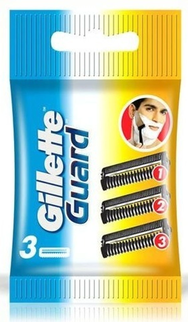 Gillette Guard Catridge S Pack - 3's pack