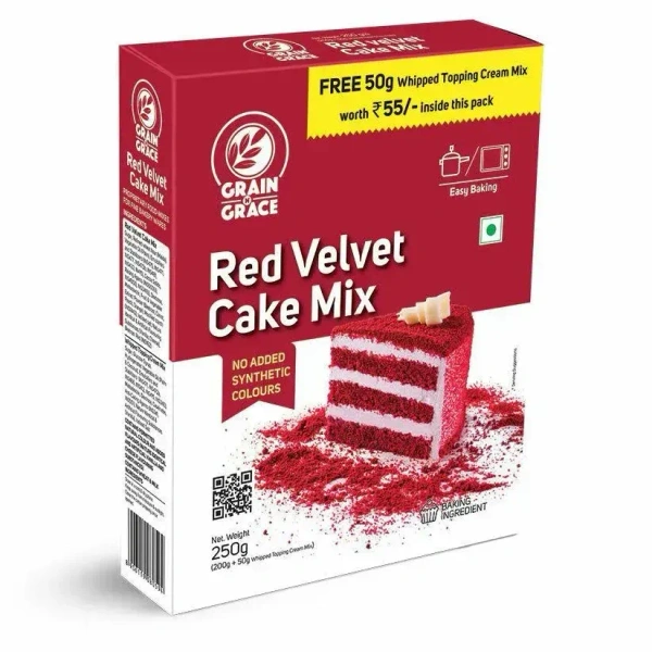 Grain & Grace Red Velvet Cake Mix, 250g - 250g
