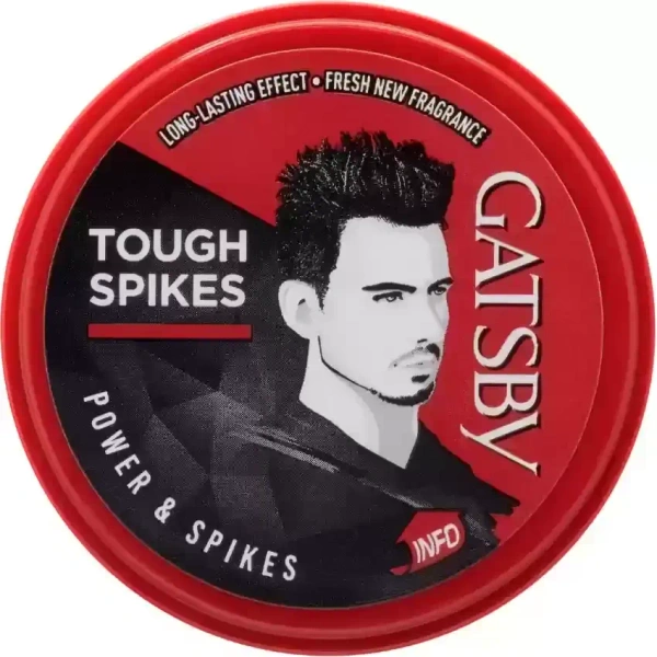 Gatsby Wild Spyky Hair Styling Wax Power / Spike, 75g - 75g