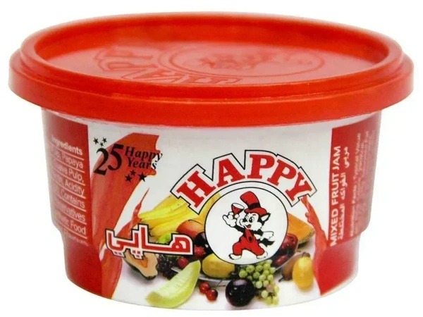 Happy Mixed Fruit Jam Tub, 100g - 100g
