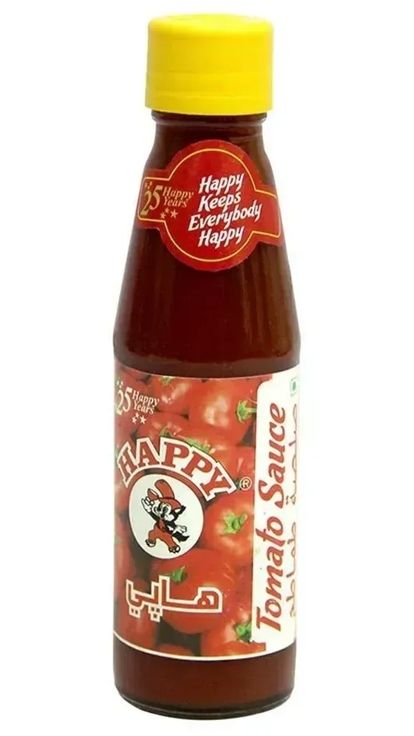 Happy Tomato Chilli Sauce Bottle, 200g - 200g