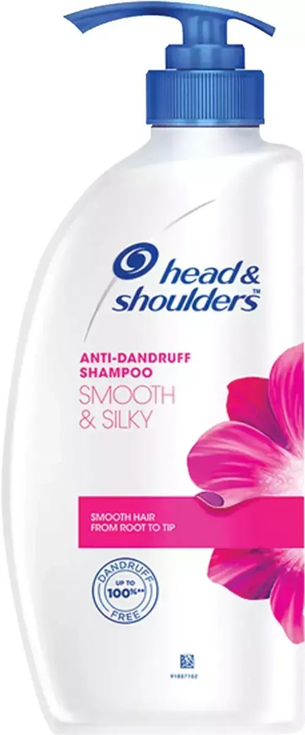 Head & Shoulder Head& Shoulders Smooth and Silky Anti Dandruff Shampoo, 650 ml - 650 ml