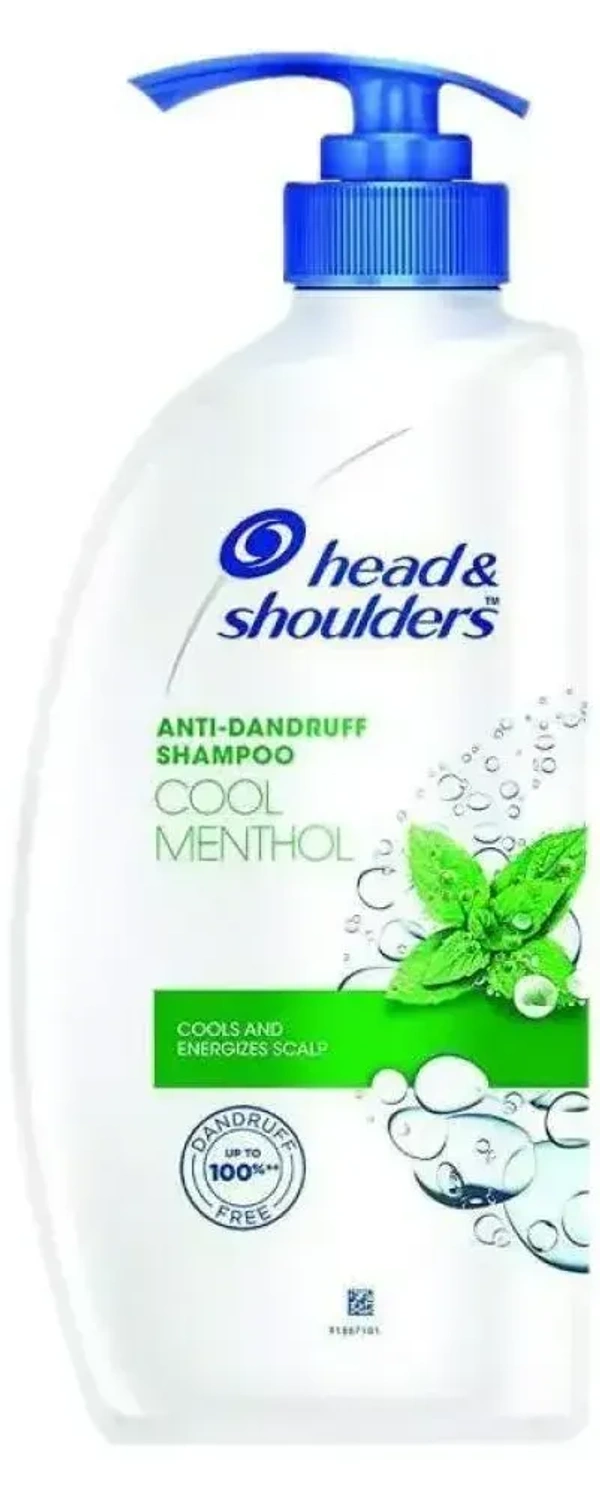 Head & Shoulders In Antidandruff Shampoo + Conditioner Cool Menthol , 650ml - 650ml