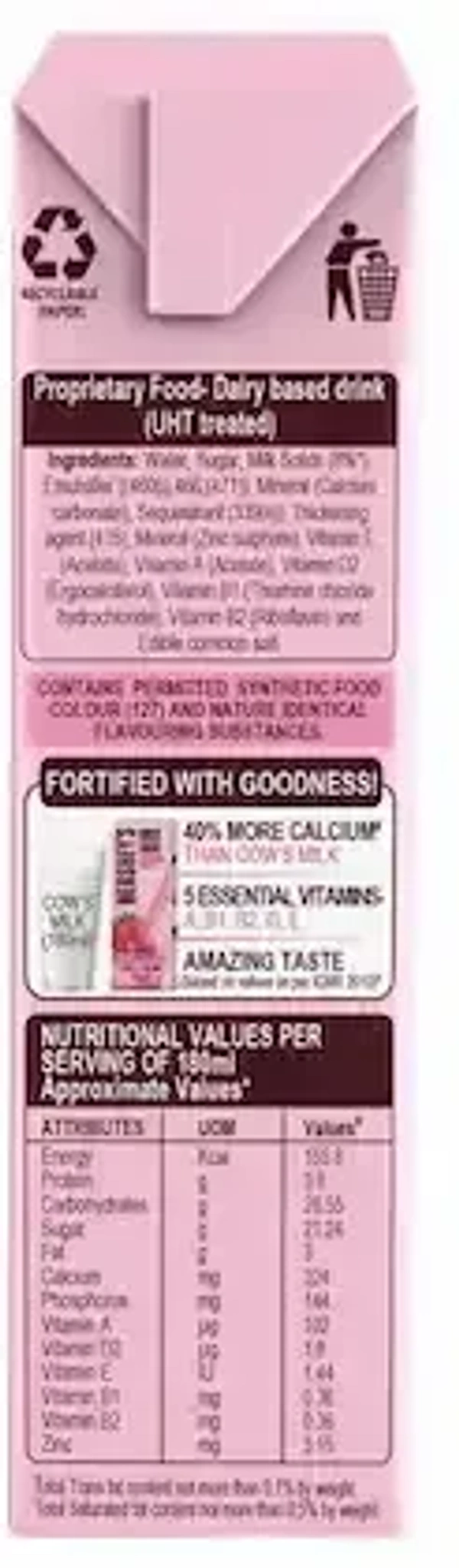 Hershey's Hersheys Milk Shake Strawberry, 200ml - 200ml