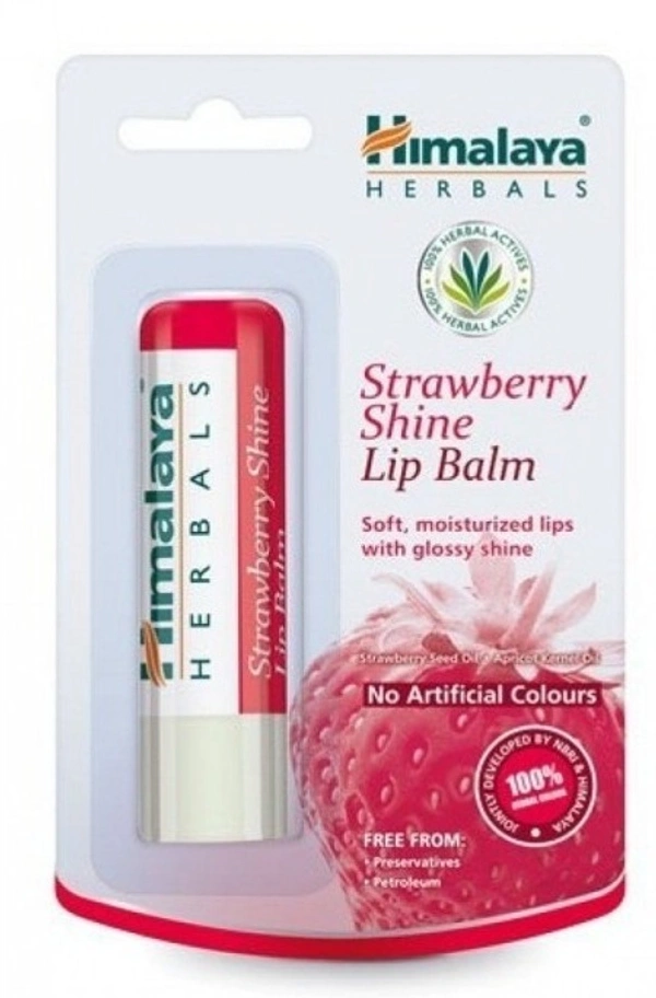 Himalaya Strawberry Lip Balm, 10g - 10g