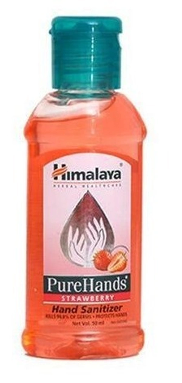 Himalaya Herbal Pure Hand Sanitizer Strawberry, 50 ml