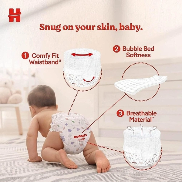 Huggies Wonder Pants Large (9-14 kg), 5 Diapers