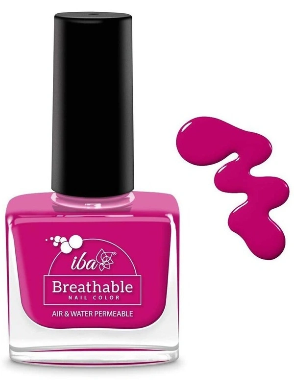 Iba Breathable Nail Color B17 Royal Magenta, 9 ml - 9 ml