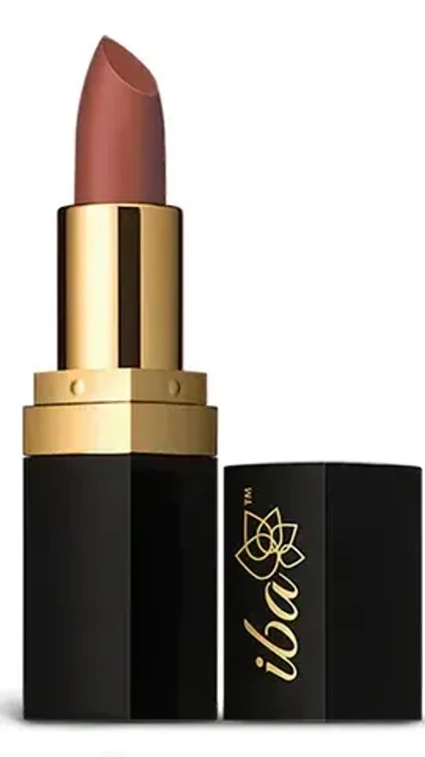 Iba Pure Lips Long Stay Matte Lipstick M15 Cinnamon Chai, 4g - 4g