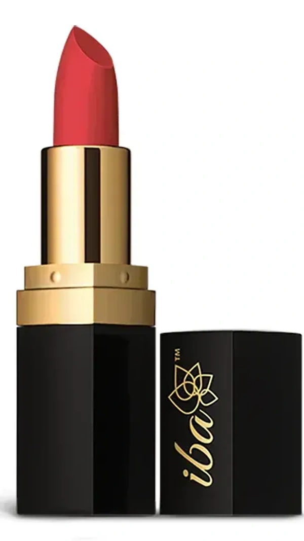 Iba PureLips Long Stay Matte Lipstick M05 Orange Flash, 4g - 4g
