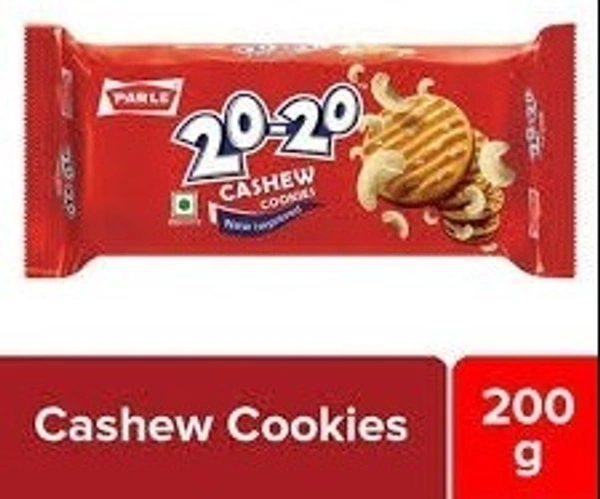 Parle 20-20 Cashew Cookies, 200g