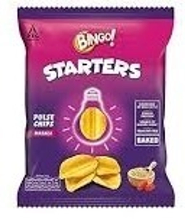 Bingo Starters Pulse Chips Chatpata, 48g - 48g
