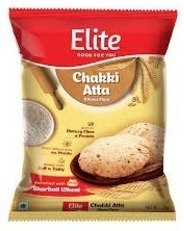 Elite Whole Wheat Atta, 500g - 500g