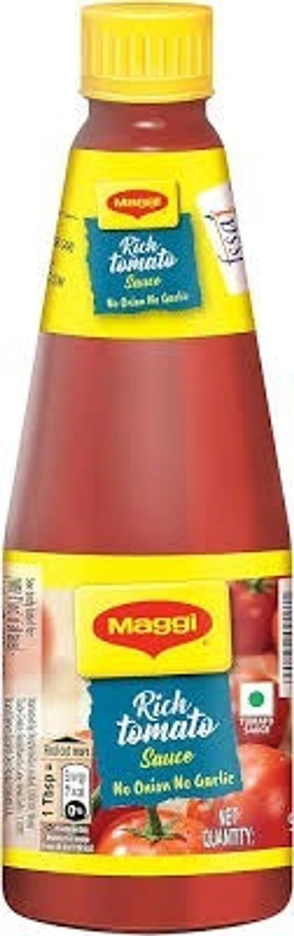 Maggi Rich Tomato Sauce No Onion No Garlic Bottle, 1 kg - 1 Kg