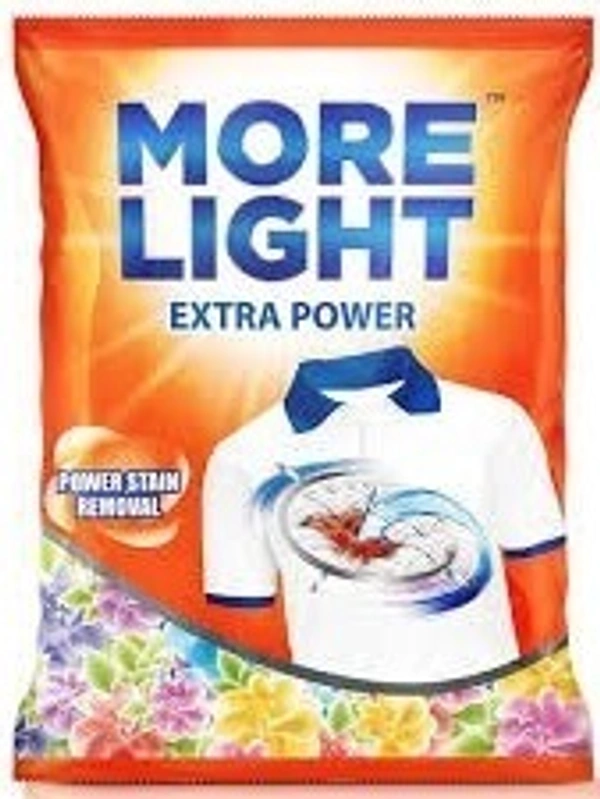 More Light Extra Power Detergent Powder Power Stain Removal, 4 kg - 4 kg