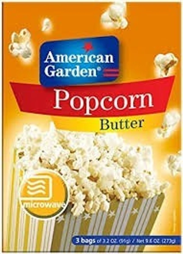 American Garden Popcorn Butter Flavour, 273g - 273g