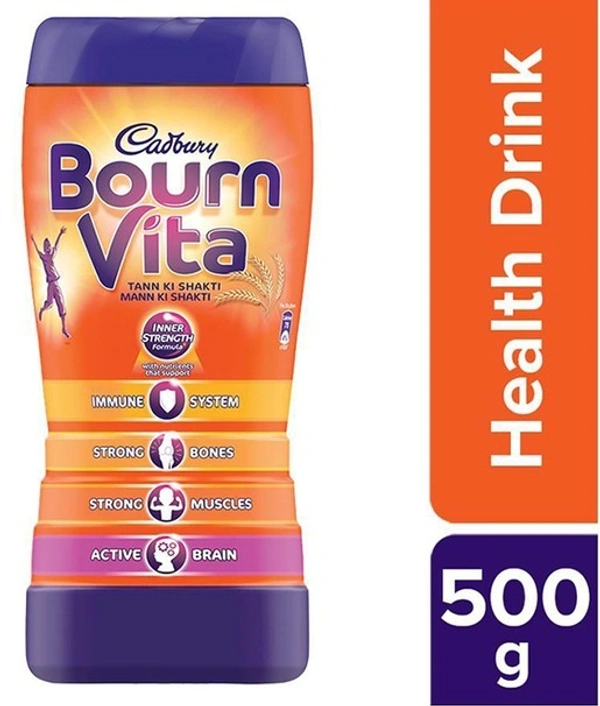 Bournvita Chocolate Health Drink 500g Jar - 500g