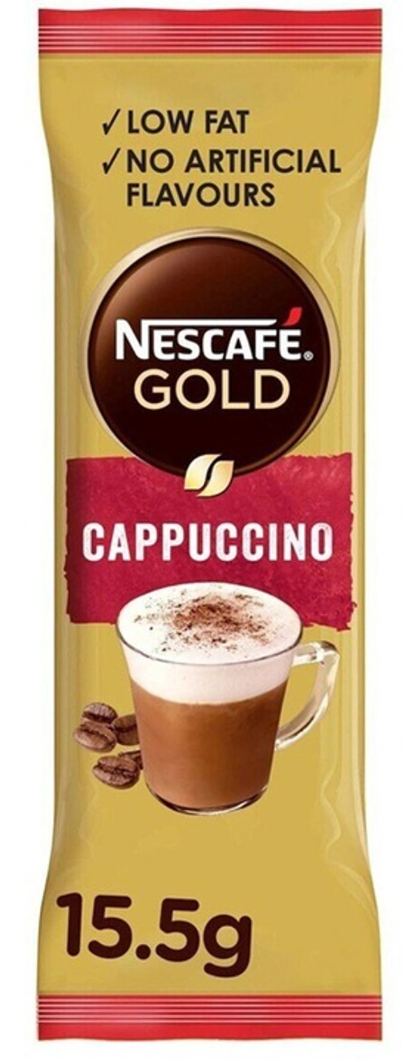Nescafe Gold Cappuccino Instant Coffee Premix, 15.5g - 15.5g