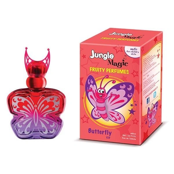 Jungle Magic Fruity Perfumes Butterfly Red(age 5+), 60 ml - 60 ml