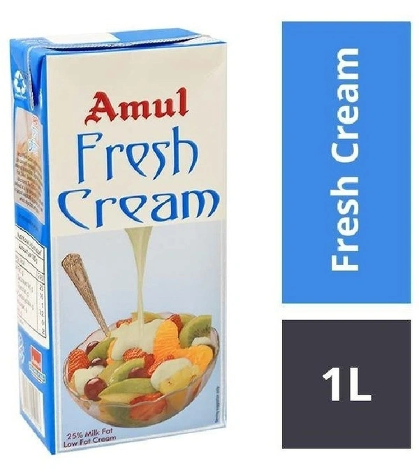 Amul Fresh Cream - 1 ltr - 1 ltr