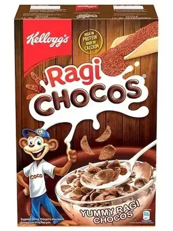 Kellogg's Yummy Ragi Chocos, 350g - 350g