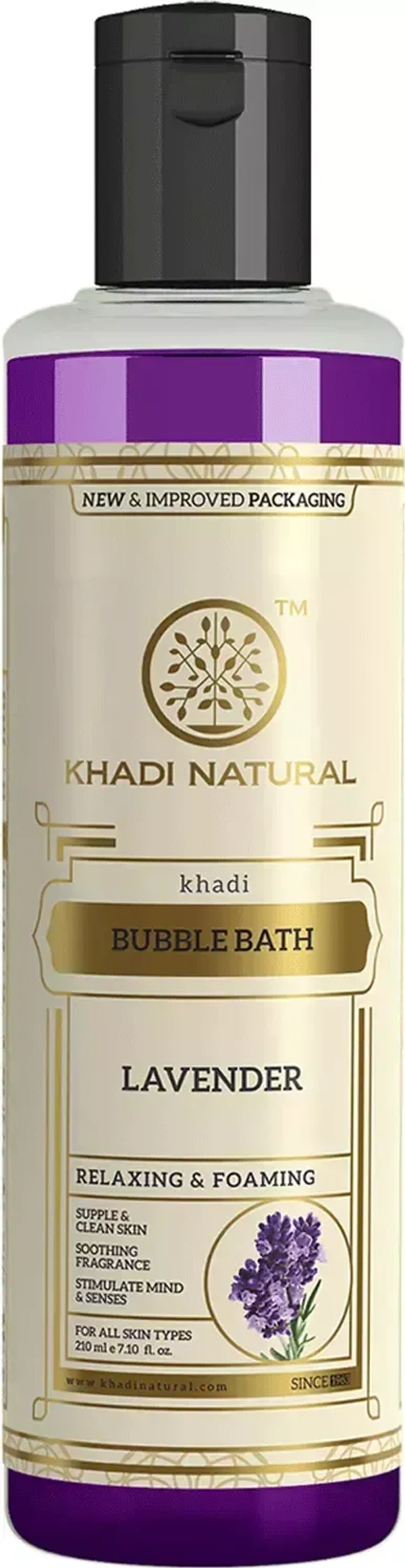 Khadi Herbal Levander Bubble Bath, 210 ml - 210 ml