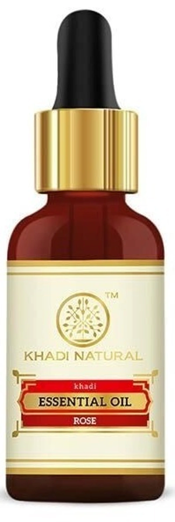 Khadi Herbal Rose Essential Oil, 15 ml - 15 ml