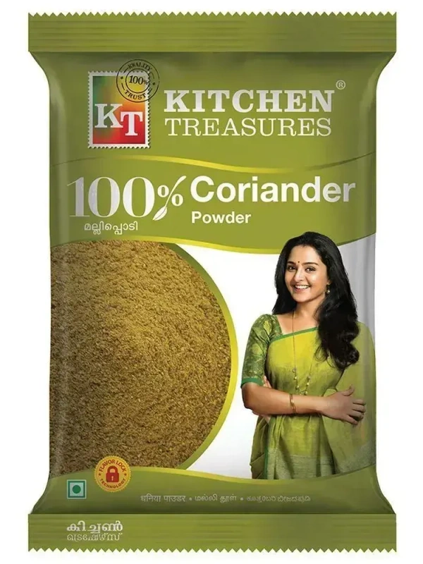 Kitchen Treasures Coriander Powder Pouch, 100g - 100g