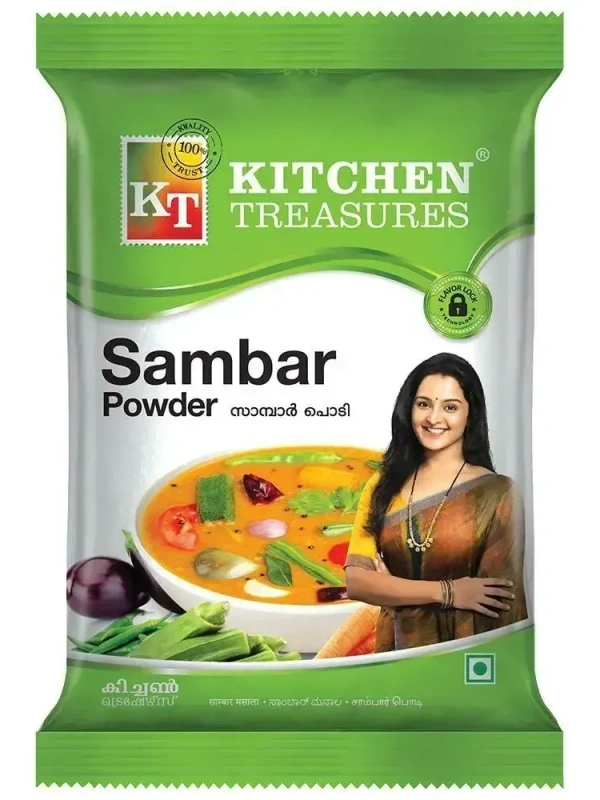 Kitchen Treasures Sambar Powder Pouch, 100g - 100g