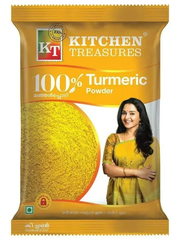 Kitchen Treasures Turmeric Powder Pouch, 100g - 100g