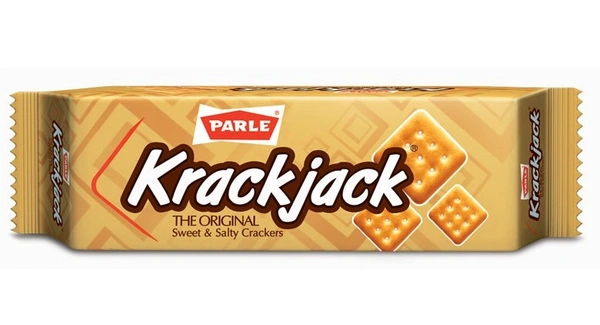Parle Krack Jack Biscuit - Original Sweet and Salty Flavor, 75g - 75g