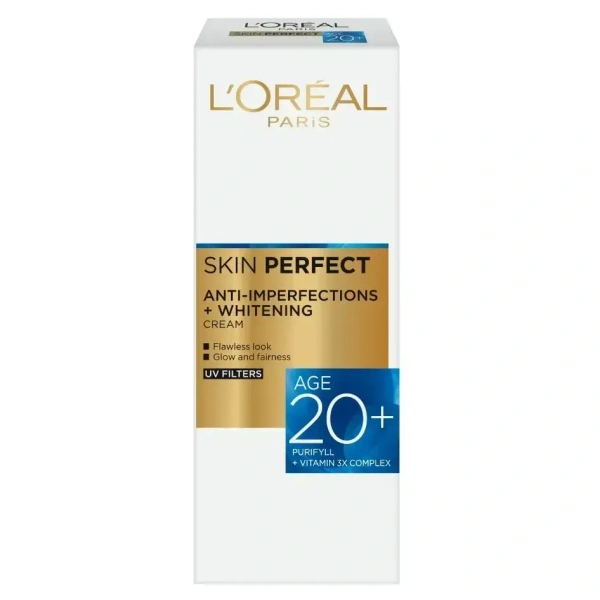 Loreal Paris Skin Perfect Antiimperfections Cream Whitening, 18g - 18g