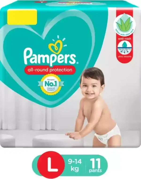 Pampers Diapers All-Round Protection Large, 11 pants