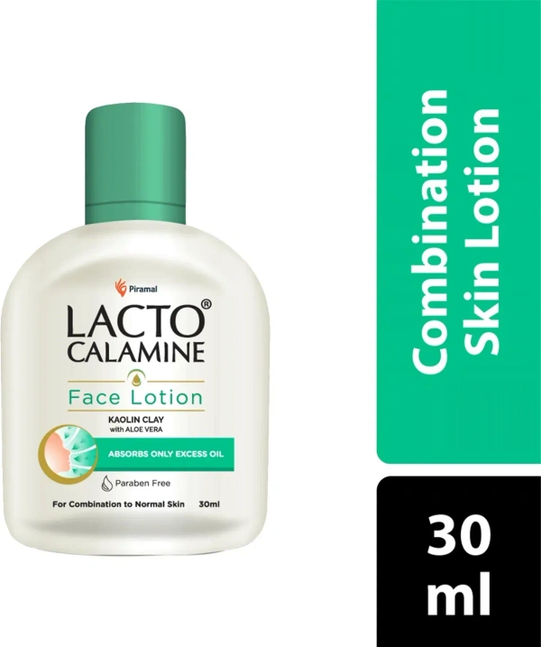 Lacto Calamine Face Care Lotion Oil Balance Combination to Normal Skin, 30 ml - 30ml