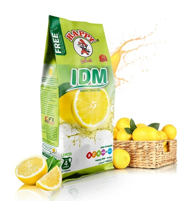 Happy Instant Drink Mix Lemon, 500g - 500g