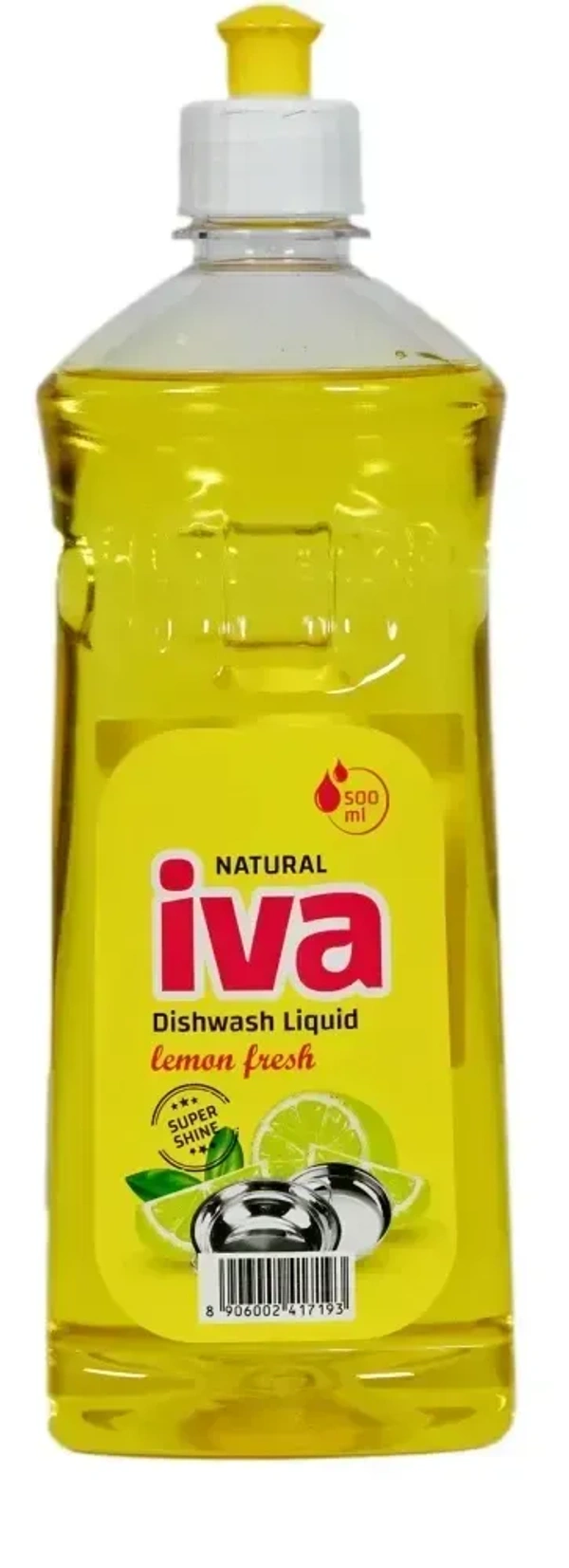 Iva Dishwash Liquid Fresh Lemon, 500 ml - 500 ml