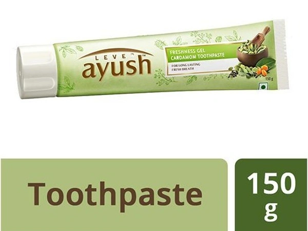 Lever Ayush Toothpaste Freshness Gel Cardamom, 150g - 150g