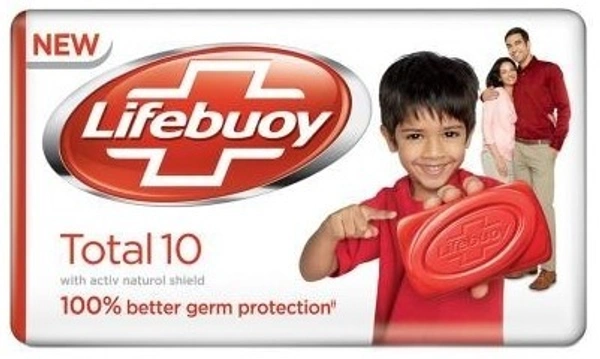 Lifebuoy Total 10 Soap Bar, 62g - 62g