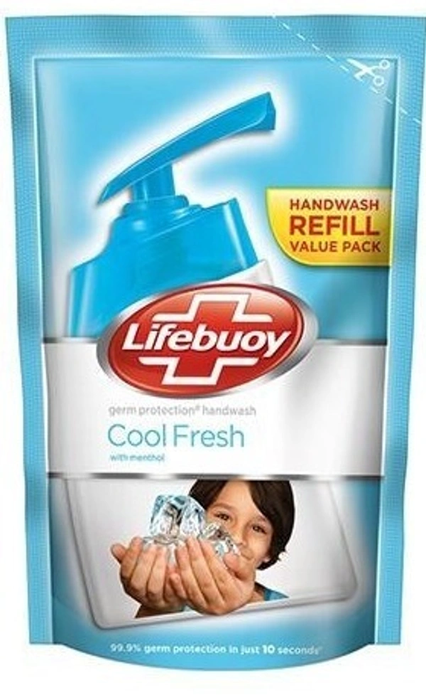 Lifebuoy Cool Fresh Menthol Germ Protection Handwash Refill, 185 ml - 185ml