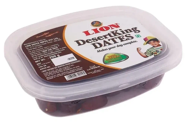 Lion Desert King Dates Container, 250g - 250g