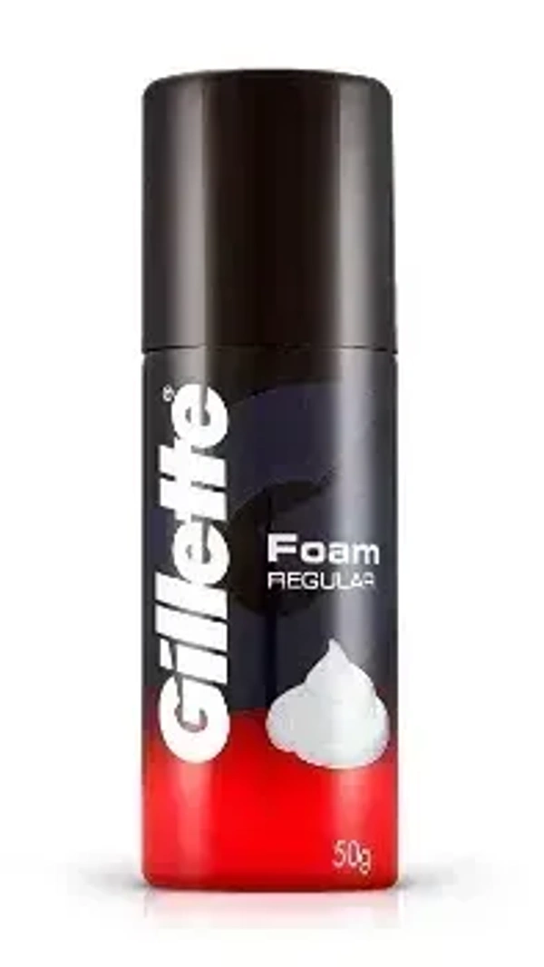 Gillette Classic Regular Pre Shave Foam, 418g - 50g