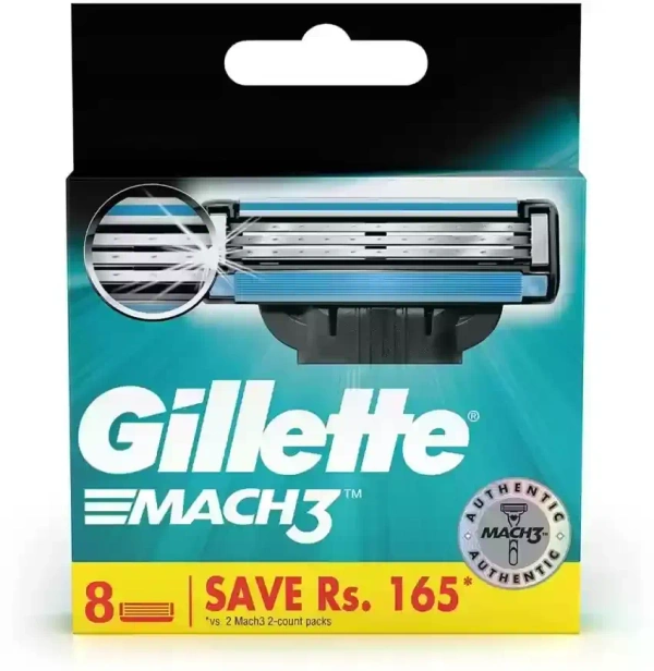 Gillette Mach Start Catridges S Pack - 8's Pack