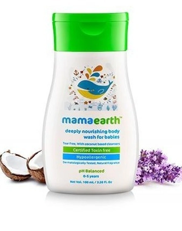 Mamaearth Deeply Nourishing Natural Baby Wash, 100 ml