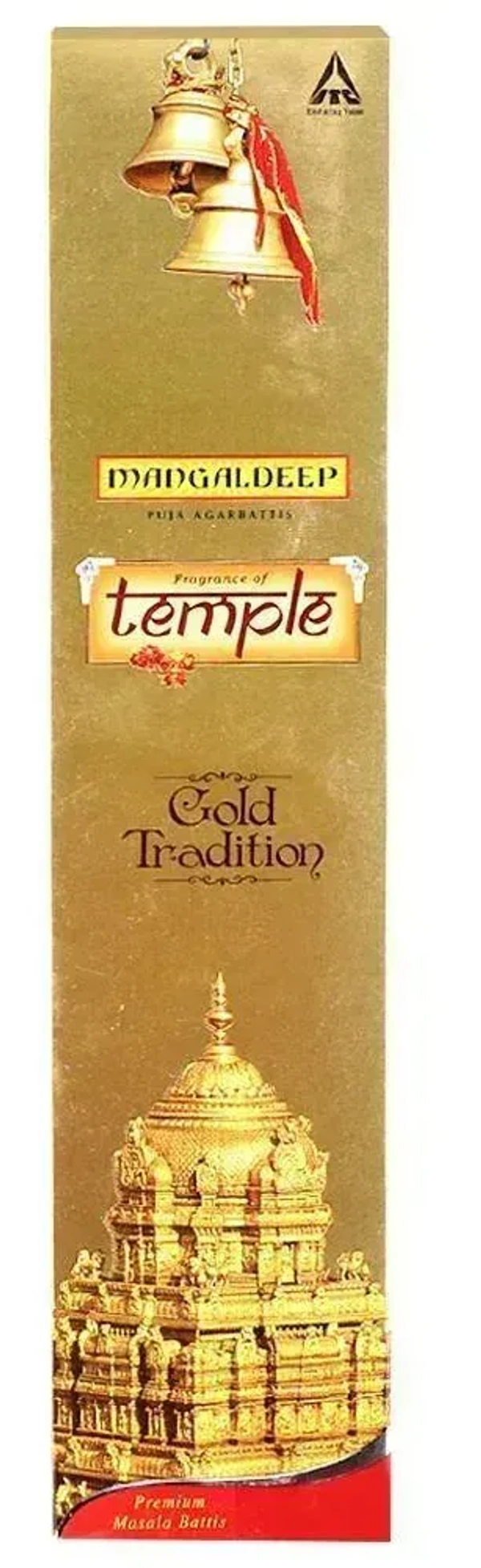 Mangaldeep Temple Gold Tradition (20 Sticks), 20 sticks - 20 sticks