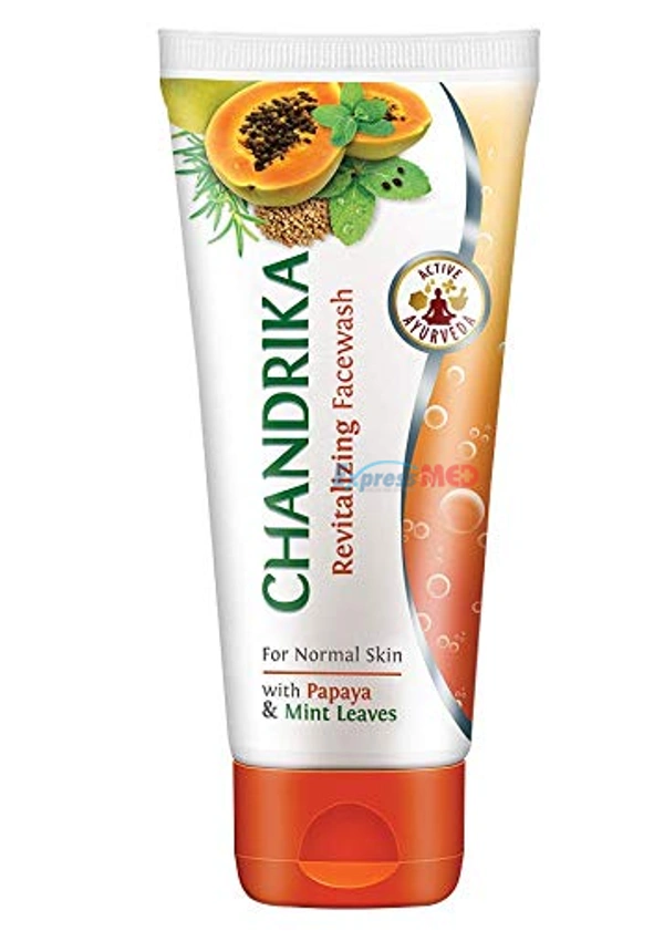 Chandrika Face Wash With Papaya Rejuvenating, 50g - 50g