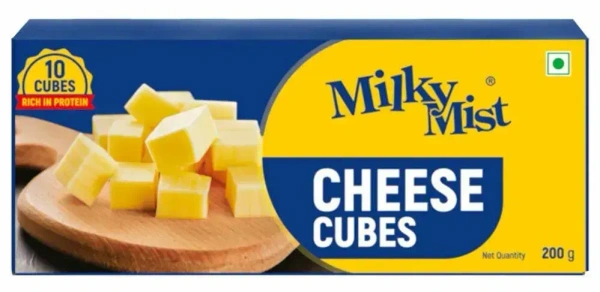 Milky Mist Cheese Cubes Carton, 200g - 200g