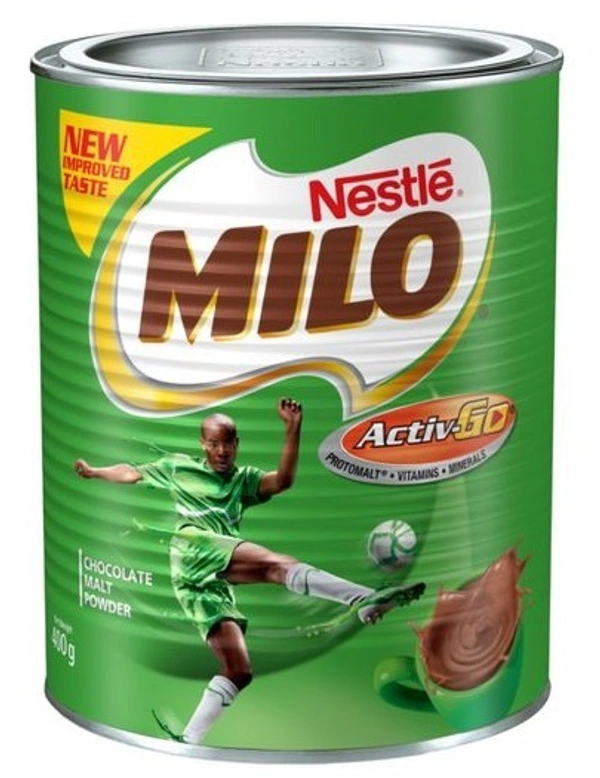 Nestle Milo Activ-Go Powder Health Drink - Chocolate Flavour Tin - 400gm - 400g