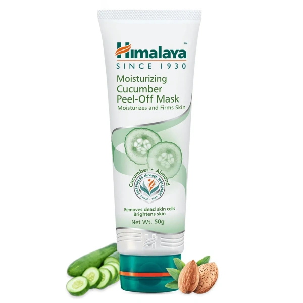 Himalaya Cucumber Peel Off Mask Moisturising, 50g - 50g
