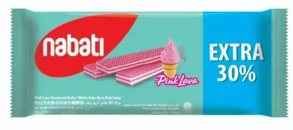 Richeese Nabati Pink Lava Wafer - 75g